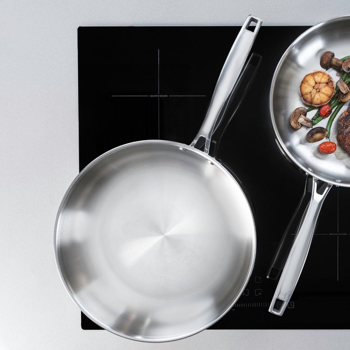 Tramontina Grano Frying Pan, 18/10 Stainless Steel, Induction