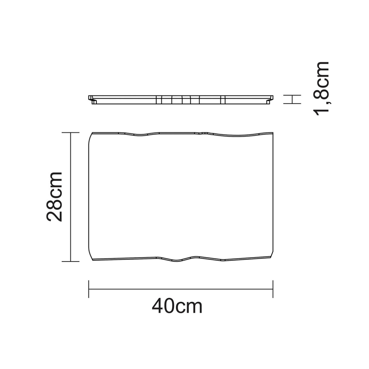 Tramontina Antibacterial Savia Cherry Wood Chopping Board