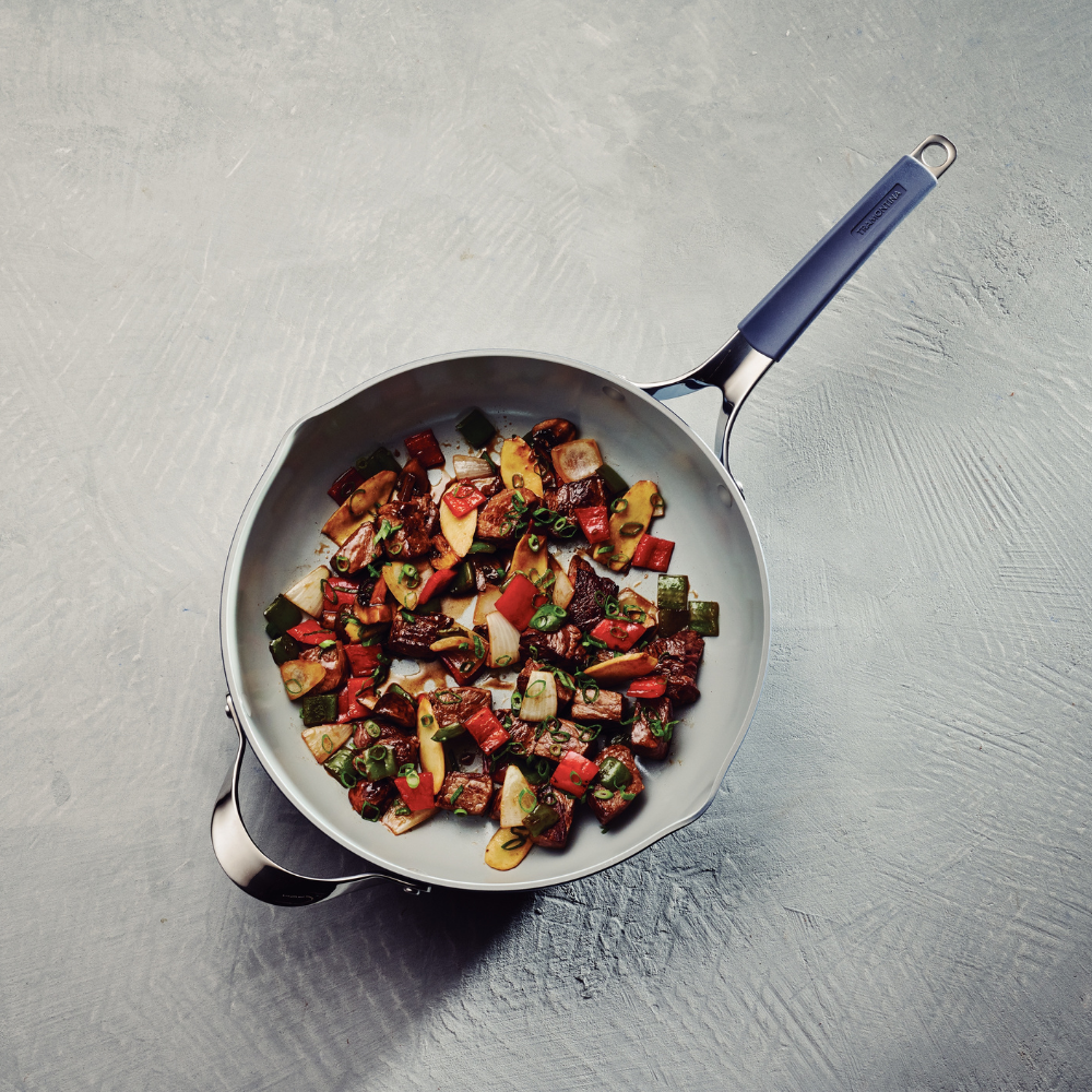 Tramontina All-In-One Plus 30cm 7 Pcs Wok Pan Set, Ceramic/Induction/Aluminium