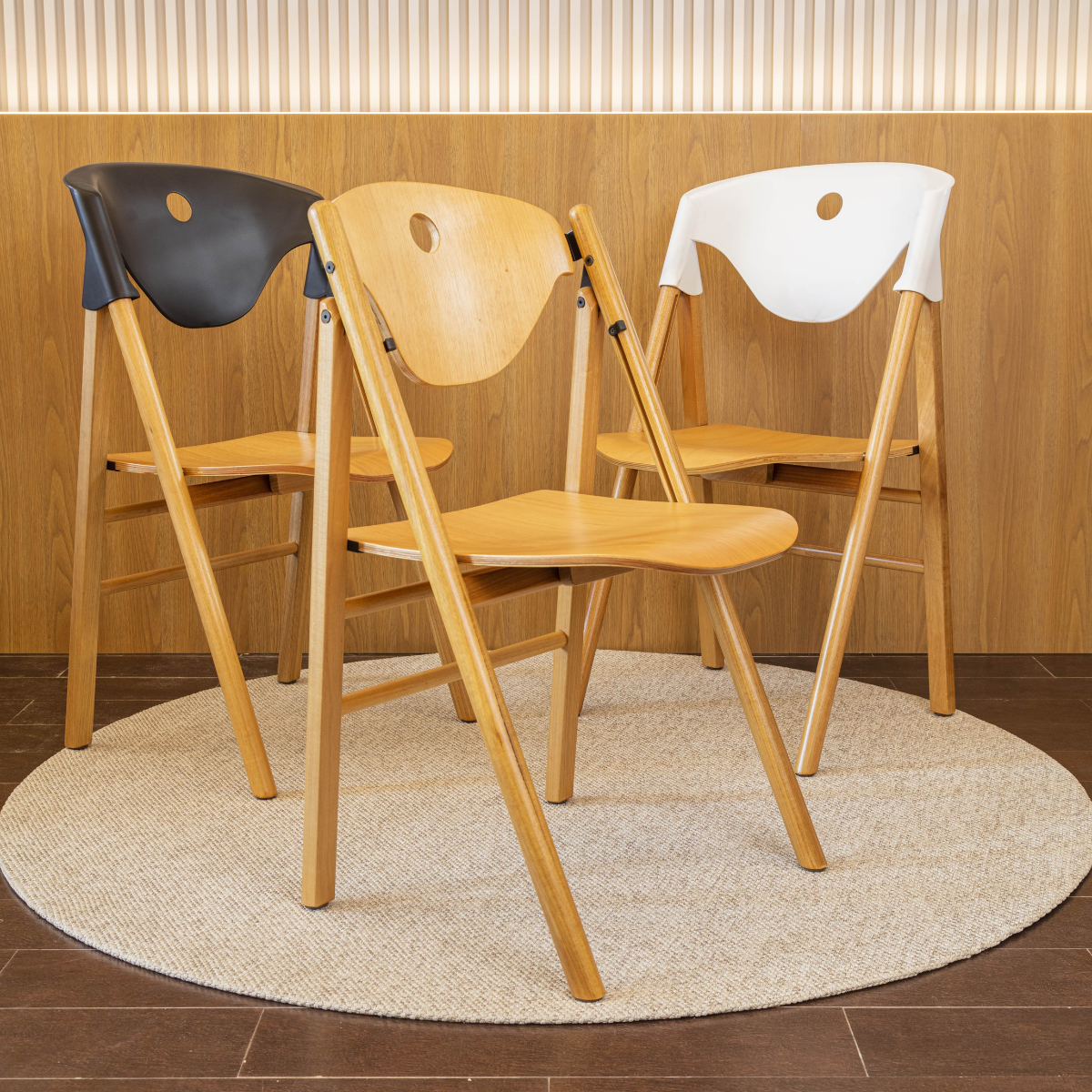 Tramontina Flare Dining Chair, Tauari Wood/PU