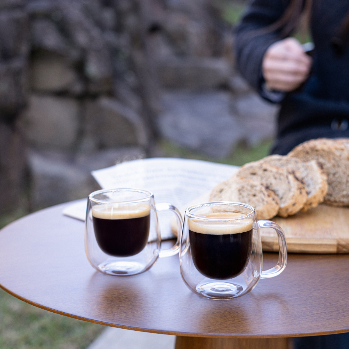 Tramontina 2pc Double-Walled Tea/Coffee Cup Set
