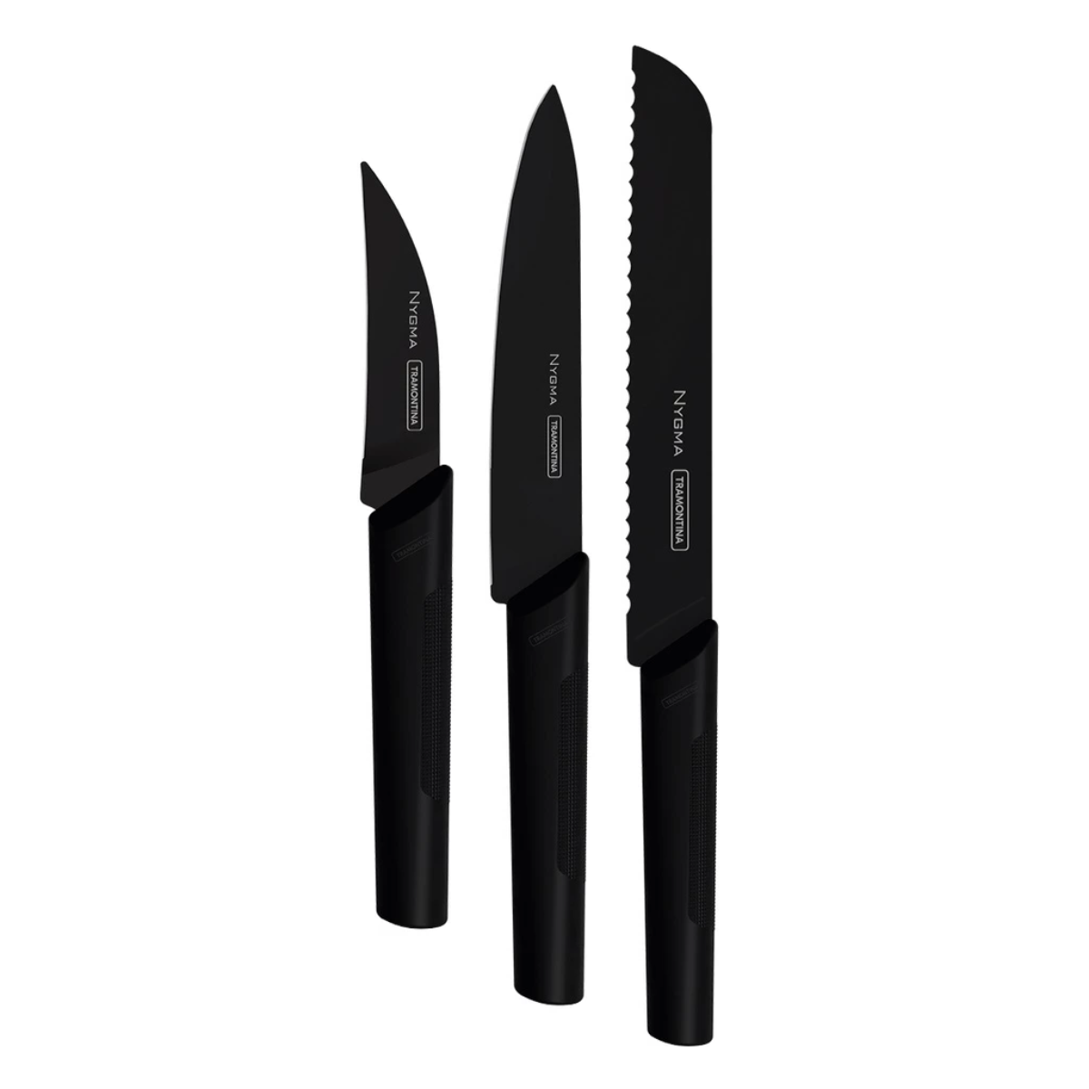Tramontina Nygma 3 Piece Knife Set with Antimicrobial Protection