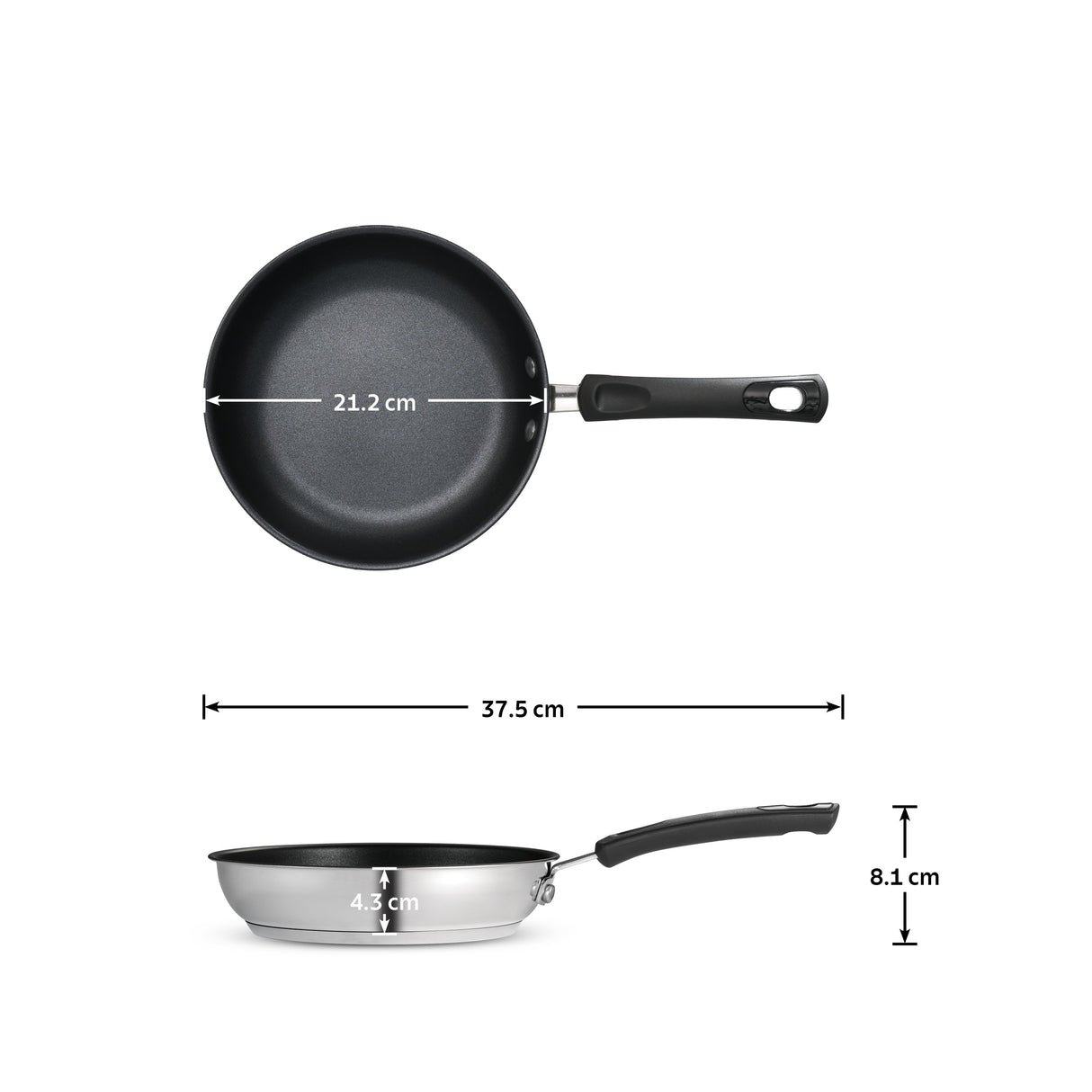 Tramontina Everyday 20/24cm Frying Pan, Non-Stick, Induction
