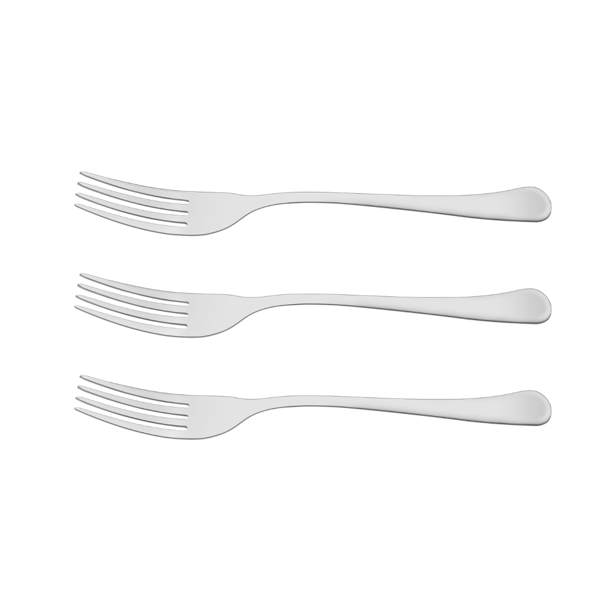 Tramontina Havana Table Fork, 3 Pcs, Stainless Steel