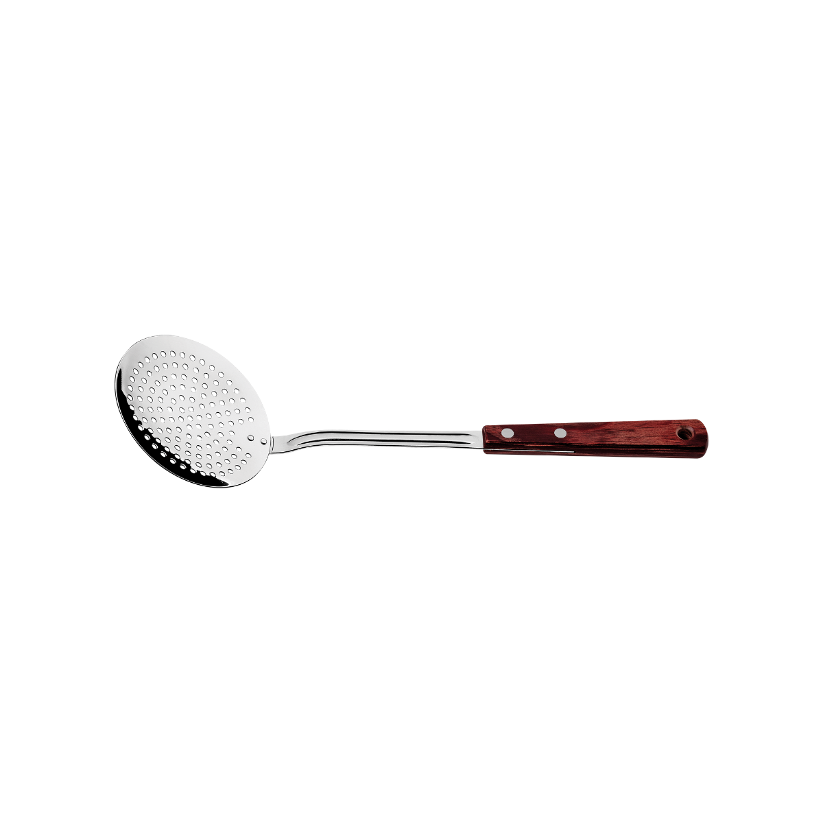 Tramontina Polywood Skimmer, Stainless Steel