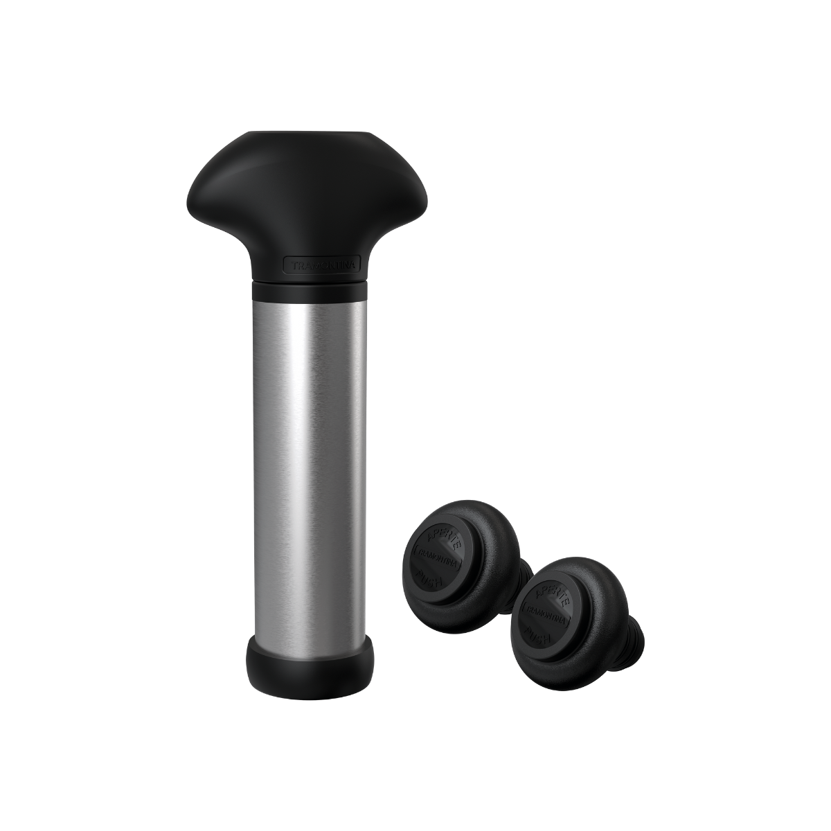 Tramontina Harmoniza 3 Pc Wine Set with Vacuum Pump and Lids