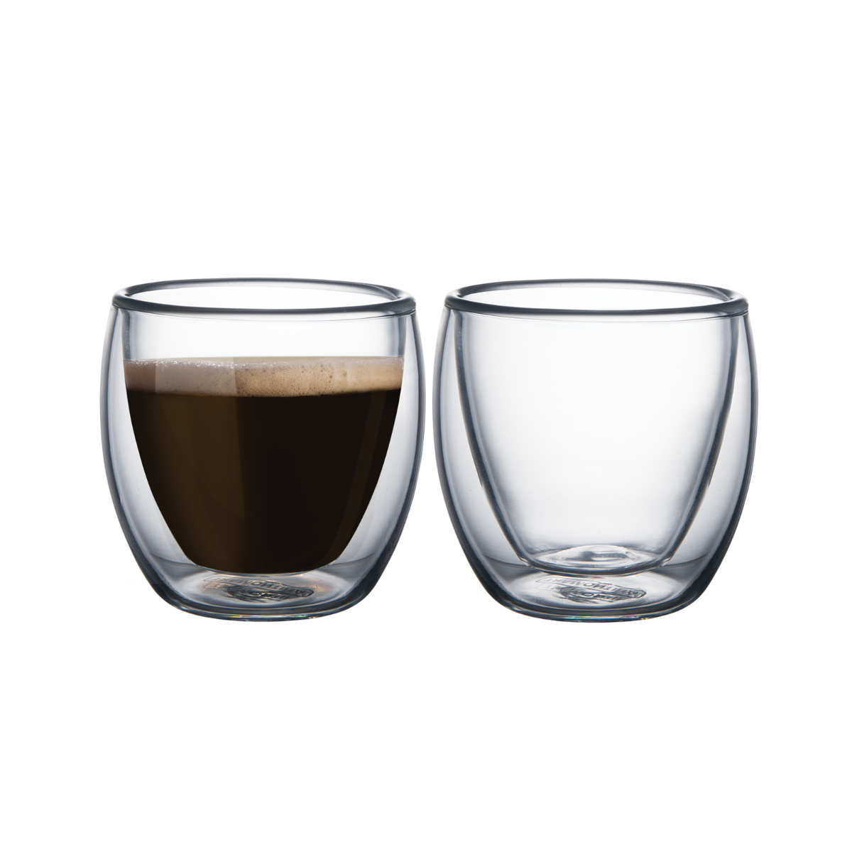 Tramontina Double-Walled Glass Coffee Cup Set, 2 Pcs