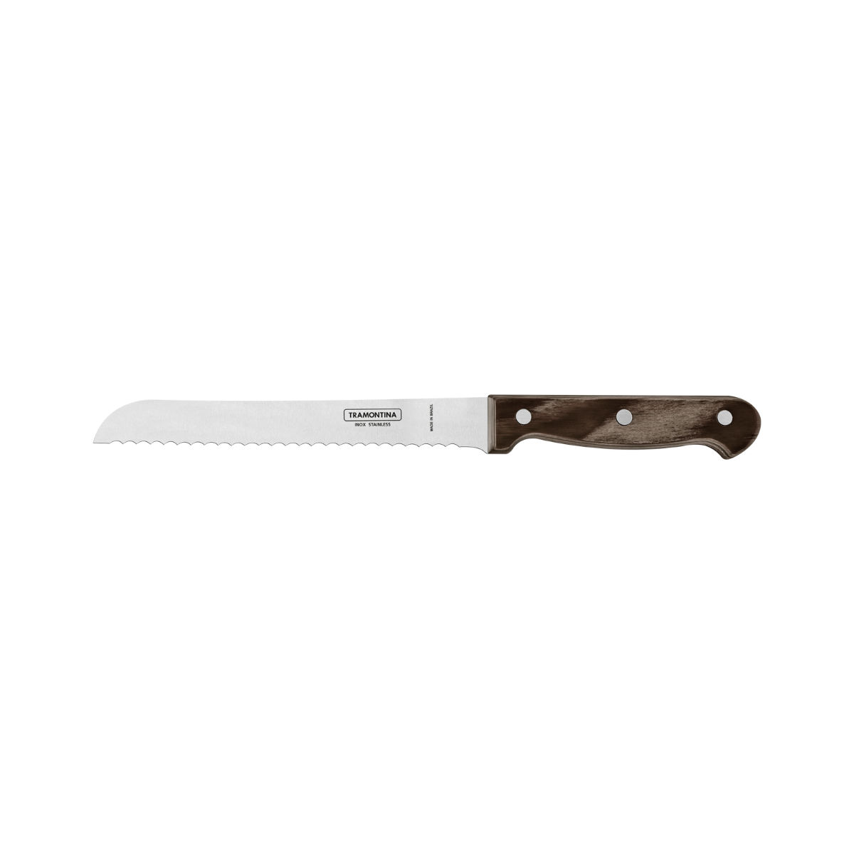 Tramontina Polywood 7" Bread Knife, Stainless Steel
