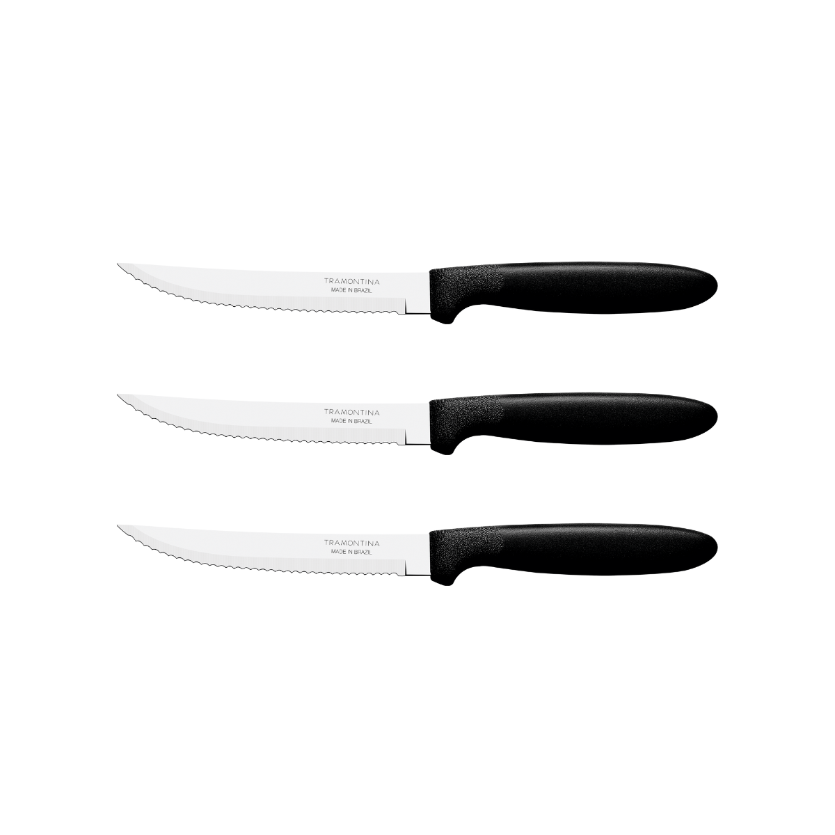 Tramontina Ipanema Steak Knife, 3 Pcs, Stainless Steel