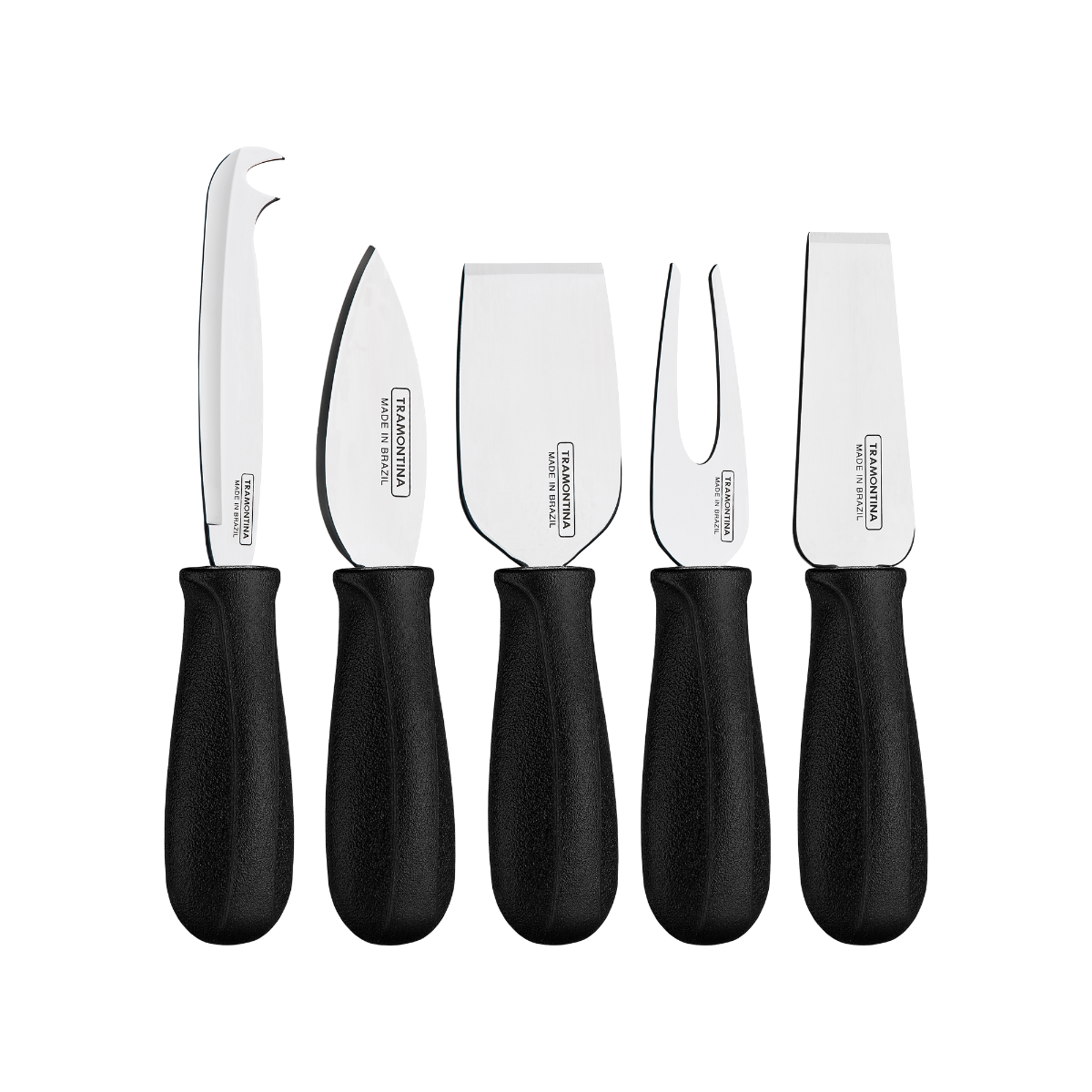 Tramontina Harmoniza Cheese Serving Set, 5 Pcs, Stainless Steel