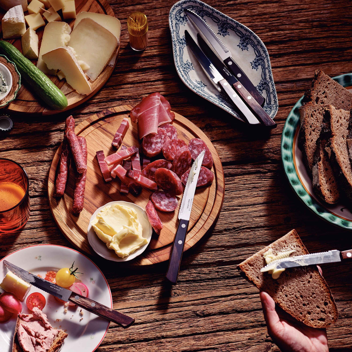 Tramontina Polywood 5" Steak Knife Stainless Steel/Wood