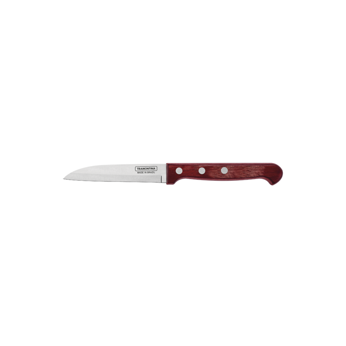 Tramontina Polywood 3" Vegetable and Fruit Knife, Stainless Steel