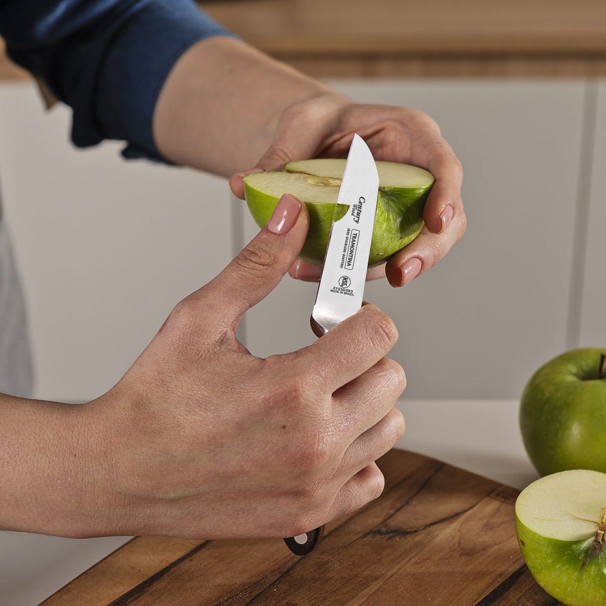 Tramontina Century Wood 3" Vegetable Knife, Stainless Steel