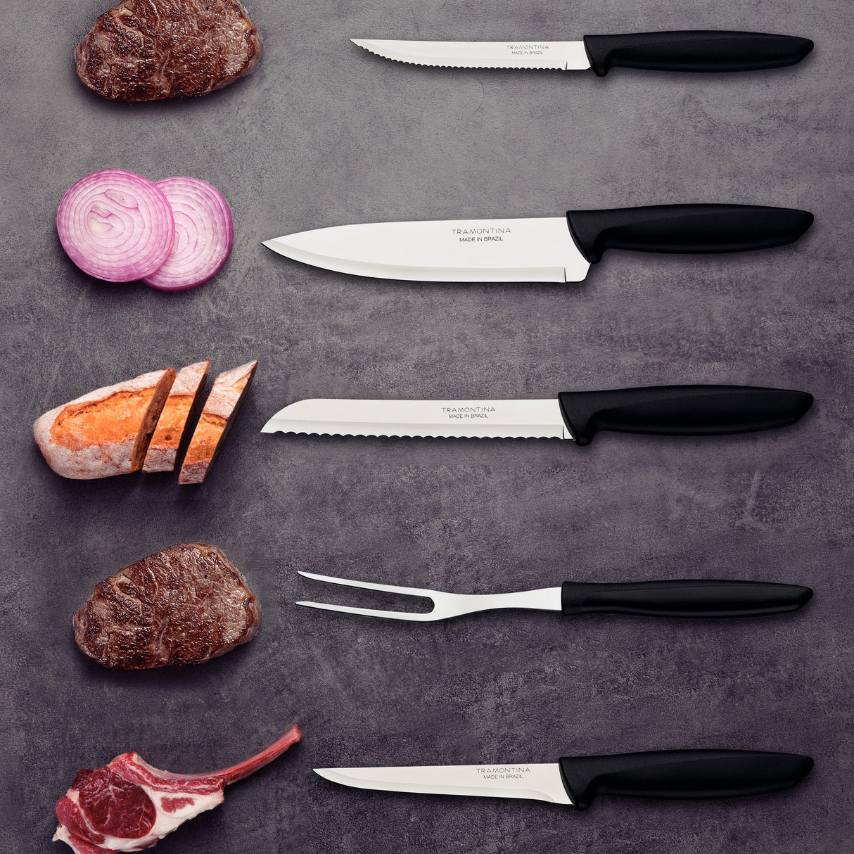 Tramontina Plenus 3 Piece Knife Set