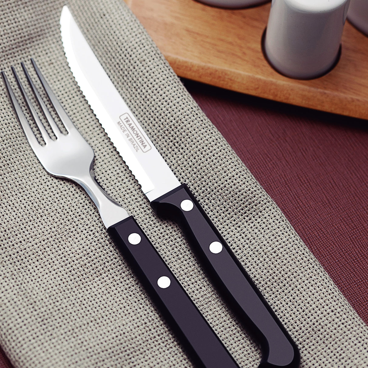 Tramontina Ultracorte 5" Steak Knife, Stainless Steel