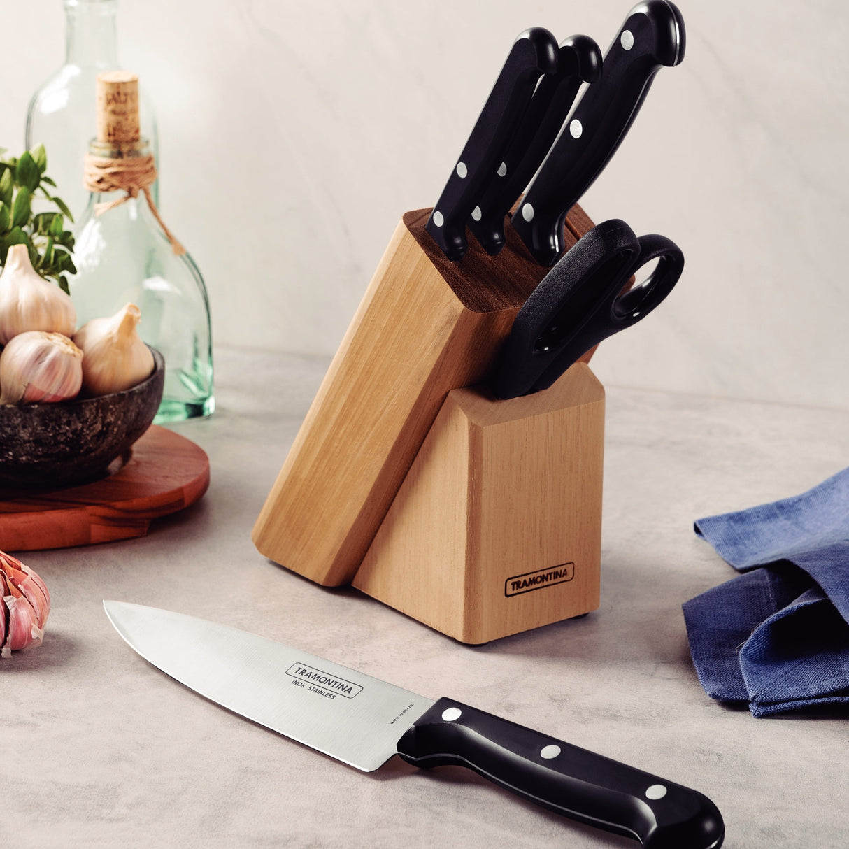 Tramontina Ultracorte 8" Chef Knife, Stainless Steel