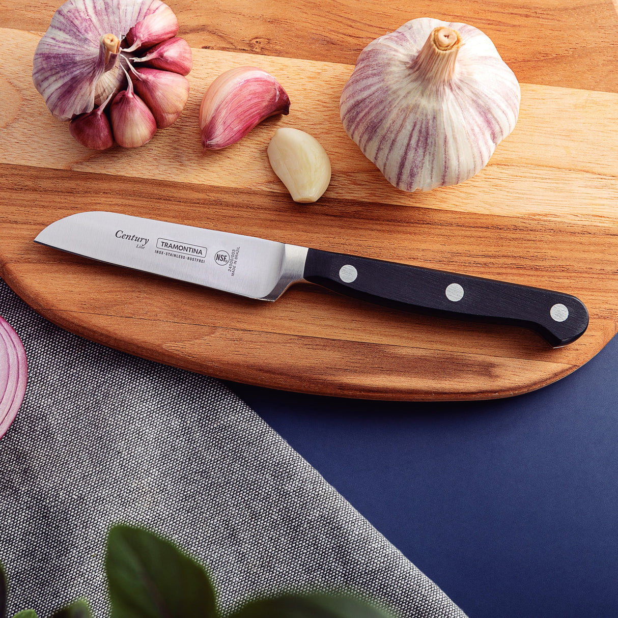 Tramontina Century Knife Block Set, 6 Pcs, Stainless Steel