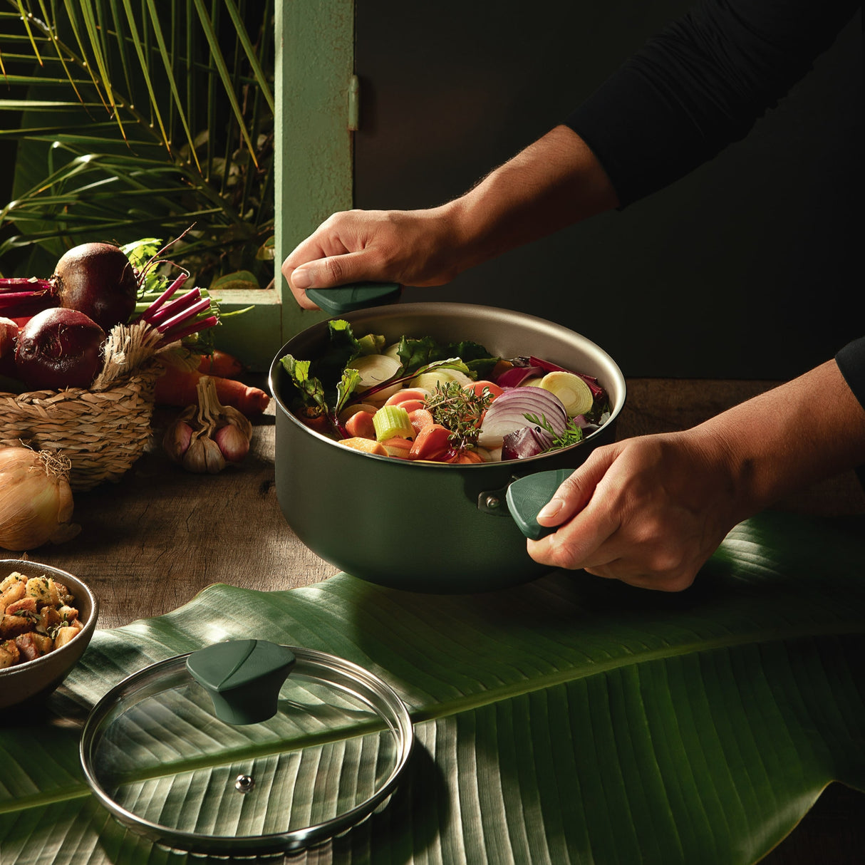 Tramontina Lyf 5 Piece Cookware Set, Ceramic, Non-stick