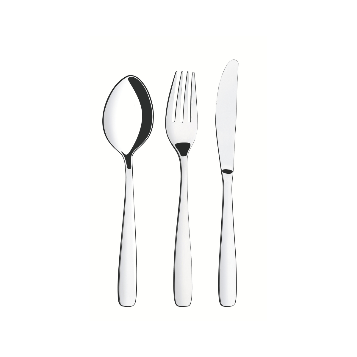Tramontina Amazonas 24 Piece Flatware Set, Stainless Steel, Table/Spoon/Fork/Knife/Tea