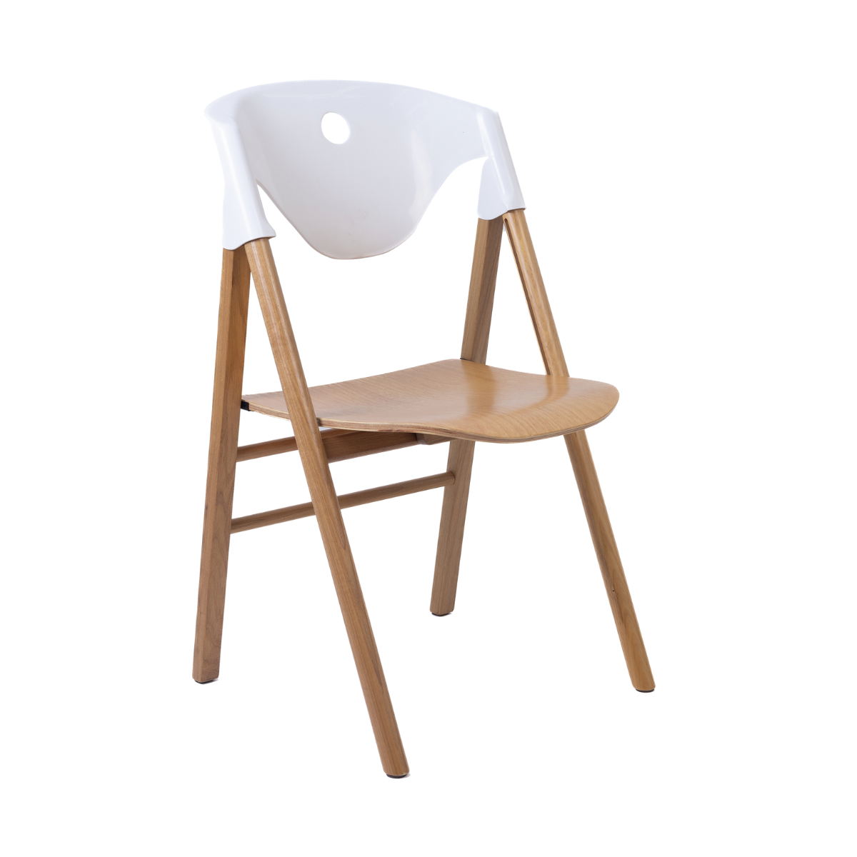 Tramontina Flare Dining Chair, Tauari Wood/PU