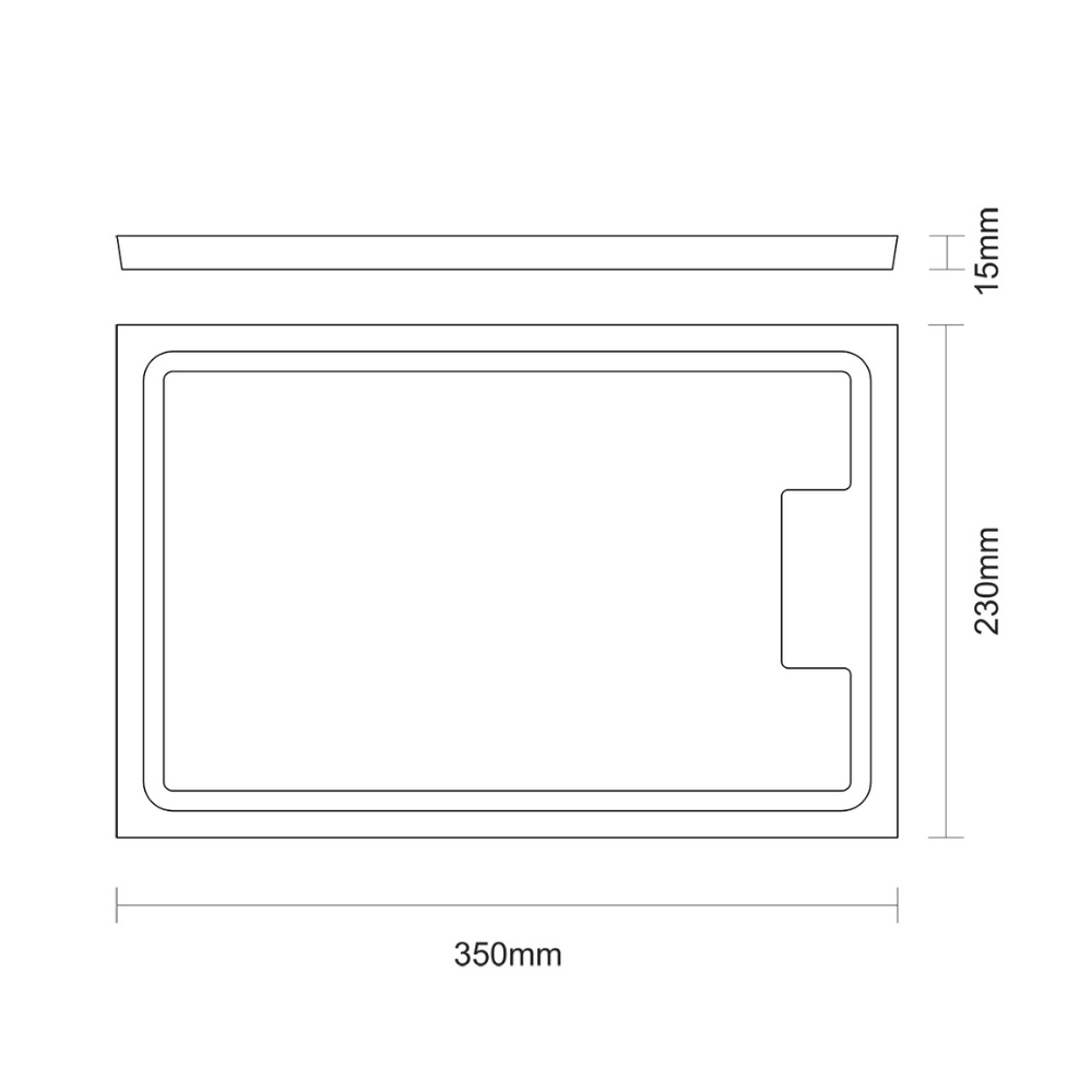 Tramontina Cutting And Serving Board (L35xW23xH1.5cm)