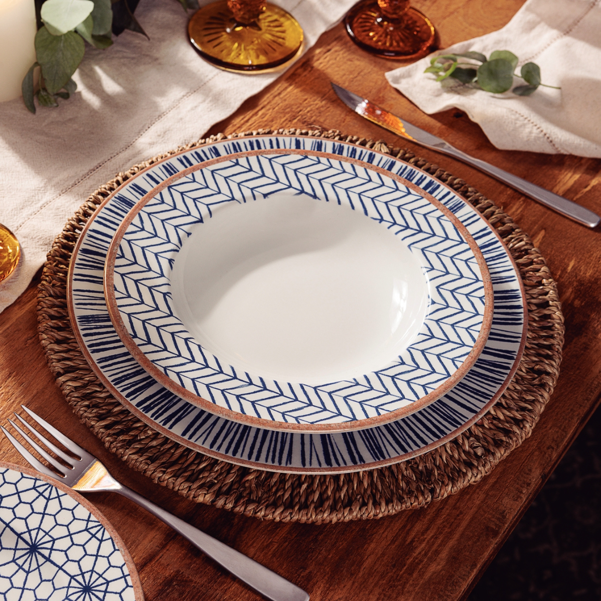 Tramontina Abstratta 23cm Porcelain Soup Plate