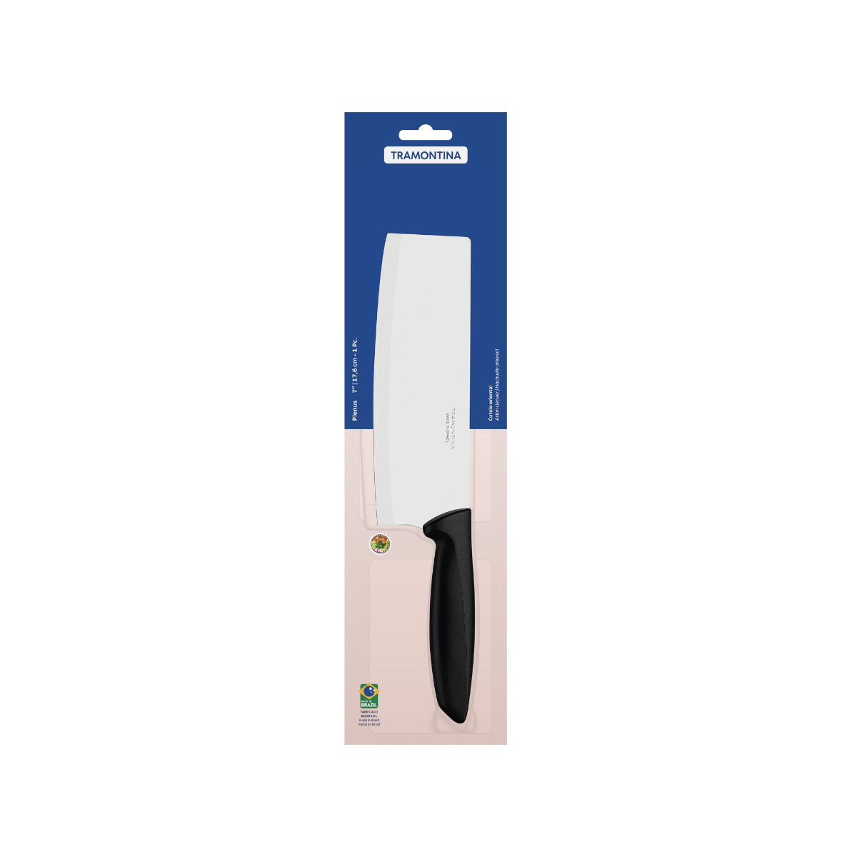 Tramontina Plenus 7" Cleaver, Stainless Steel