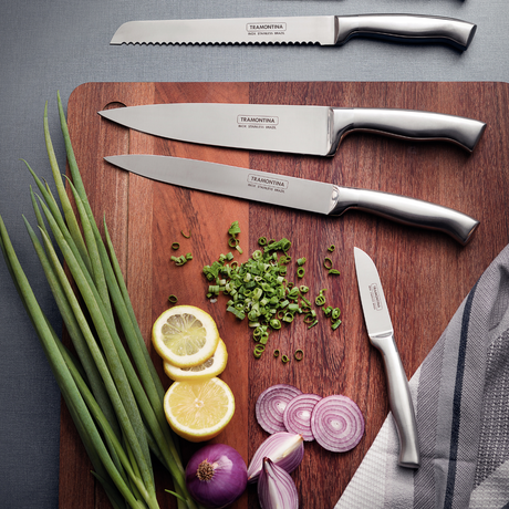 Tramontina Cronos 3" Vegetable and Fruit Knife, Stainless Steel