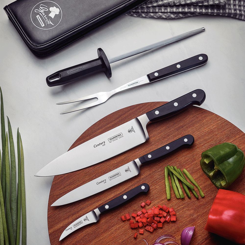 Tramontina Century Knife Set, 6 Pcs, Stainless Steel
