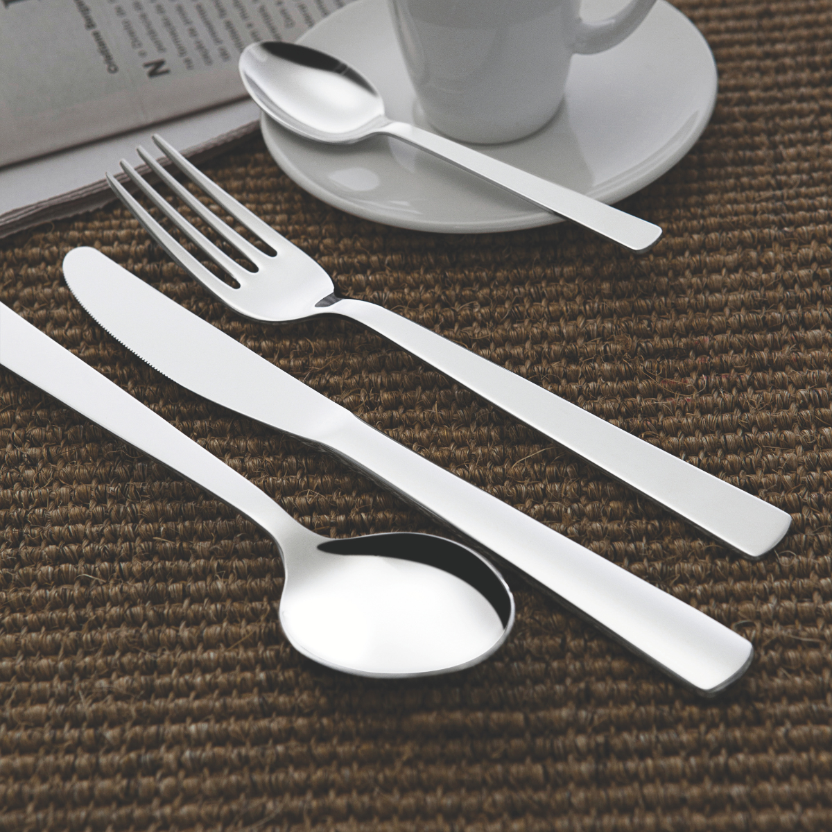Tramontina Oslo Flatware Set, 24 Pcs, Stainless Steel