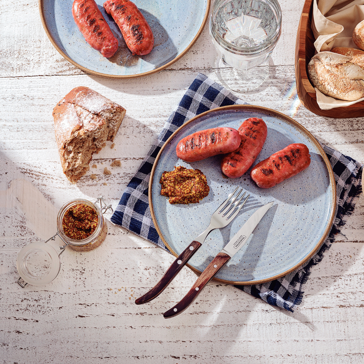 Tramontina Polywood 4" Steak Knife, Stainless Steel