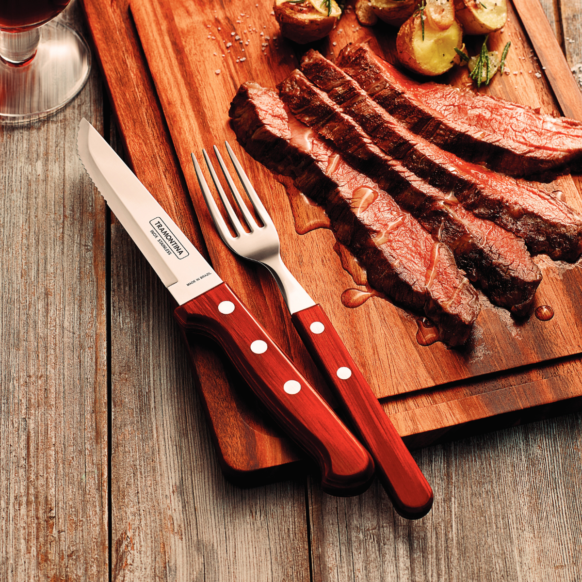 Tramontina Churrasco Table Fork, Stainless Steel