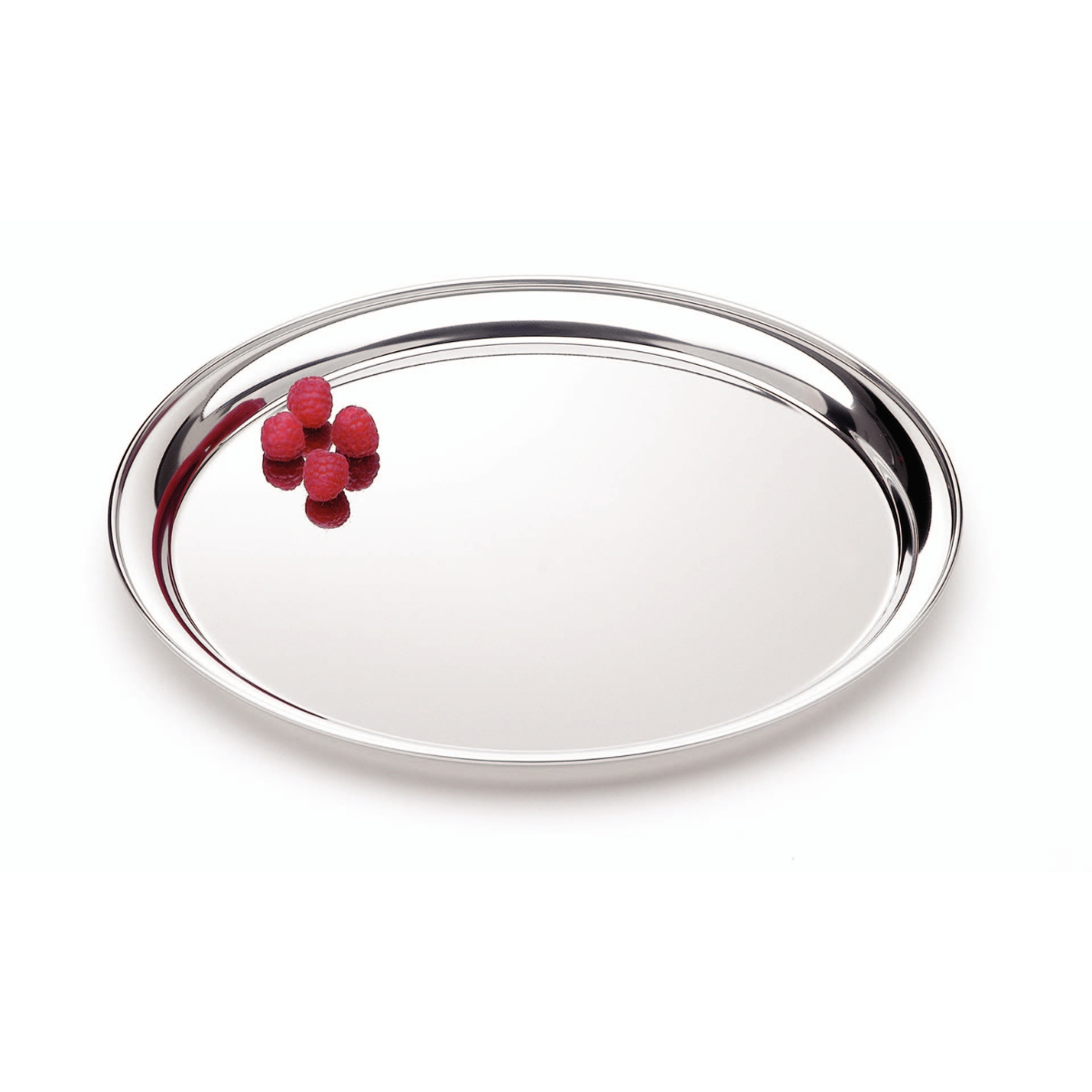 Tramontina Cosmos 30cm Round Tray, Stainless Steel