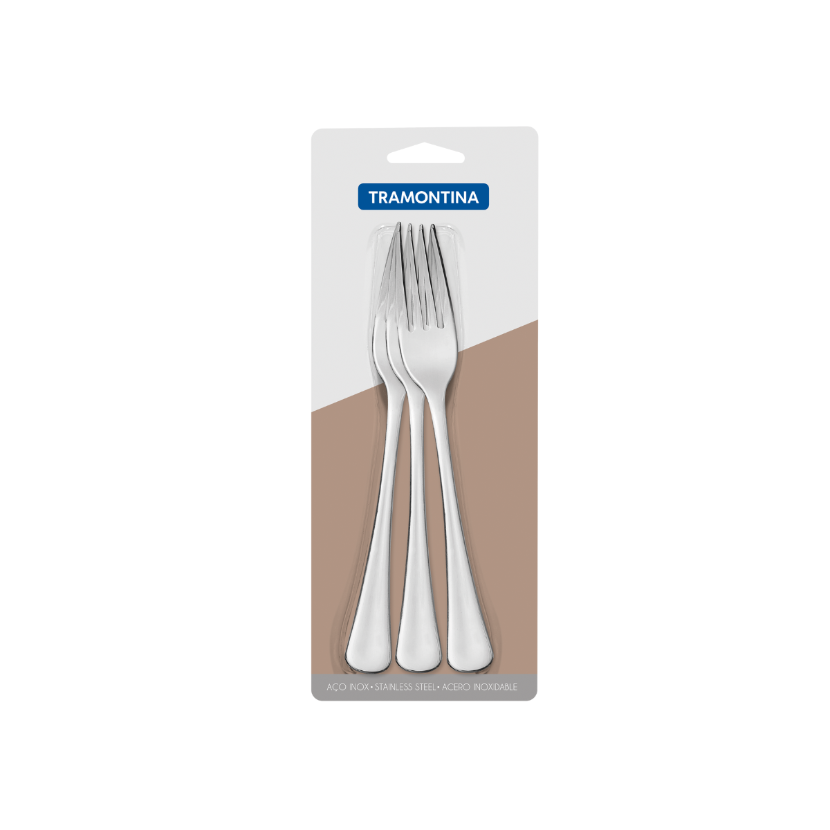 Tramontina Havana Table Fork, 3 Pcs, Stainless Steel