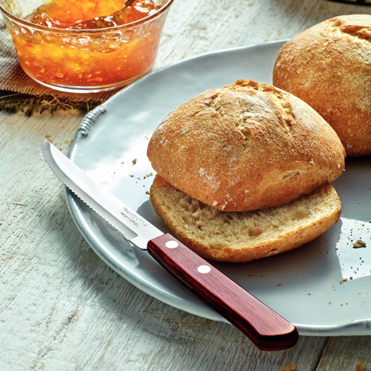 Tramontina Polywood 5" Steak Knife Stainless Steel/Wood