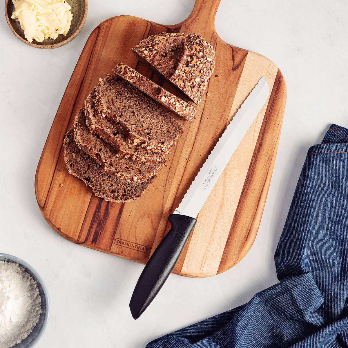 Tramontina Plenus 8" Bread Knife, Stainless Steel