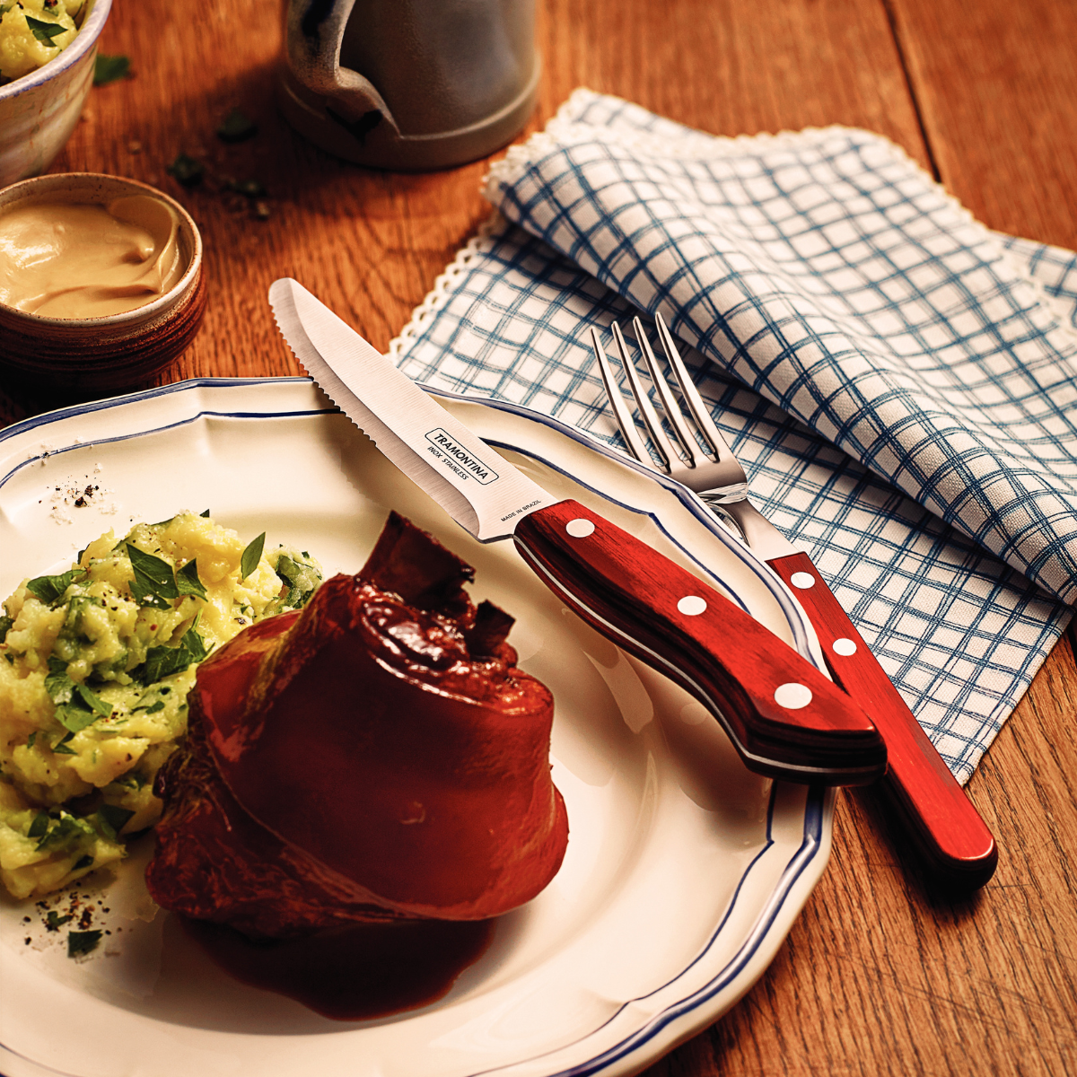 Tramontina Churrasco Table Fork, Stainless Steel