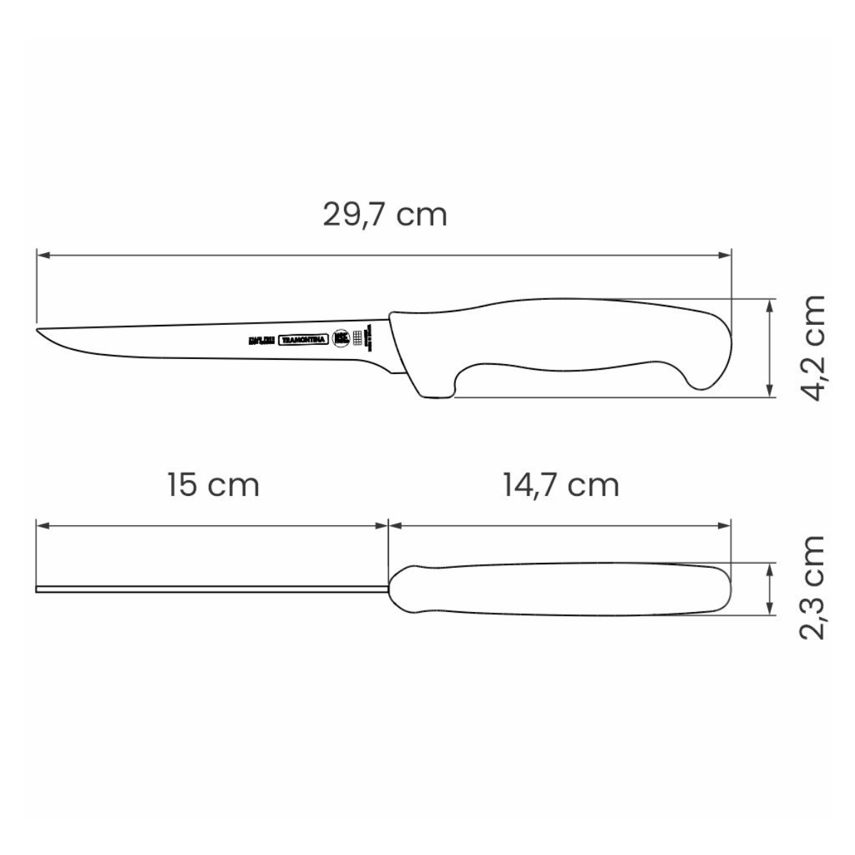 Tramontina Professional Master 6" Boning Knife, Stainless Steel