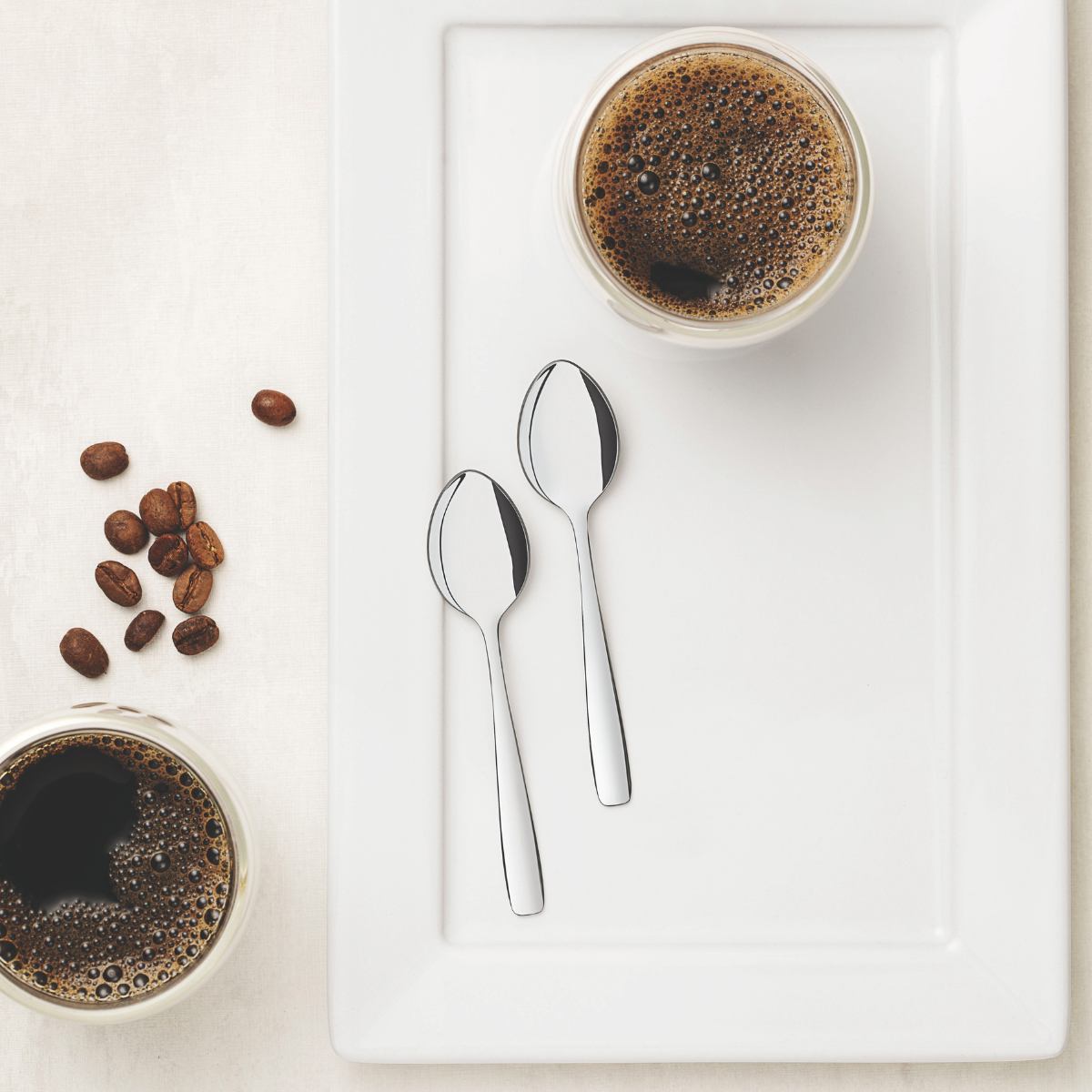 Tramontina Amazonas Coffee Spoon Set, 6 pcs, Stainless Steel