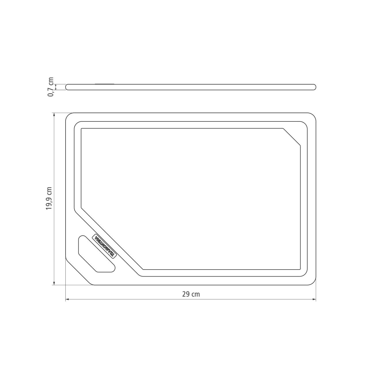 Tramontina Mixcolor Chopping board