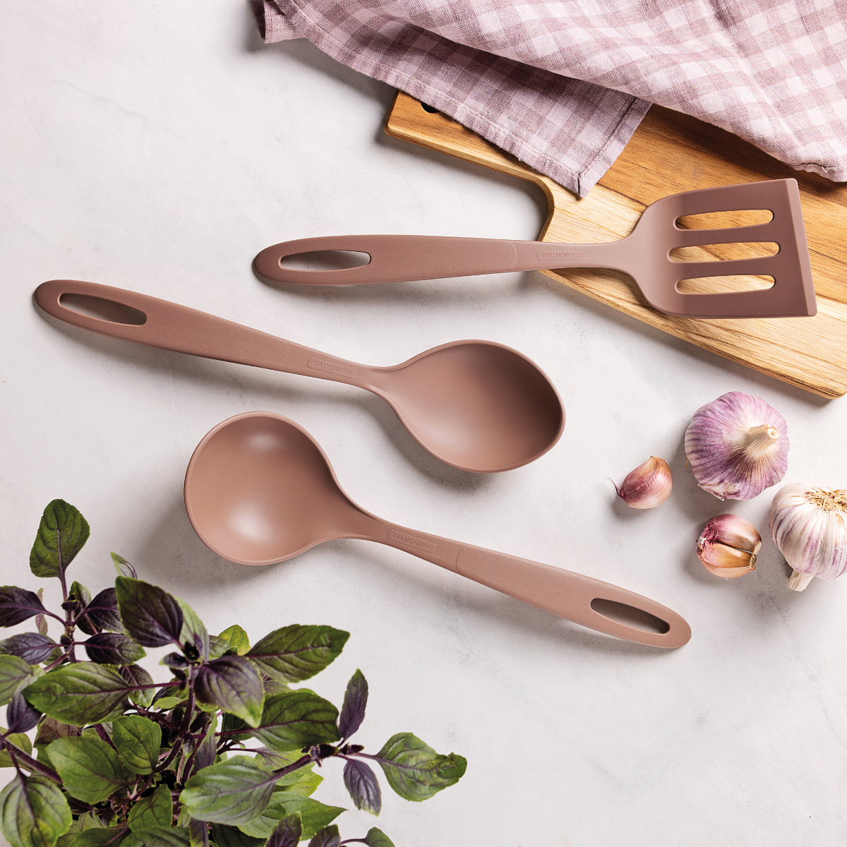 Tramontina Ability 3 Piece Utensil Set, Nylon