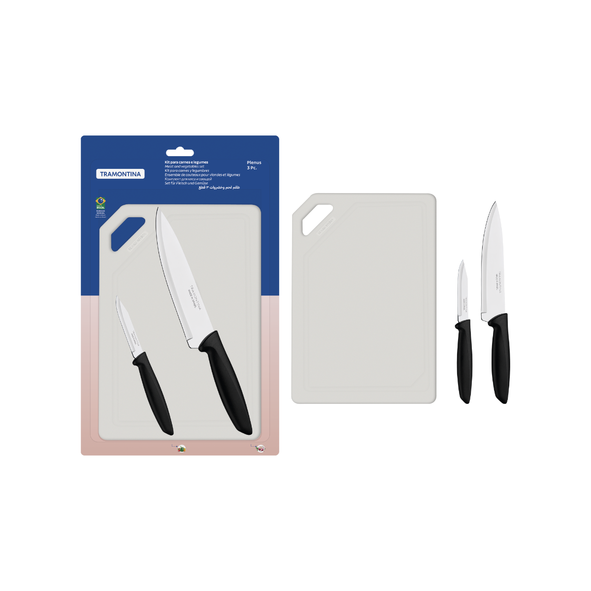 Tramontina Plenus Meat And Vegetable Set, 3 Pcs