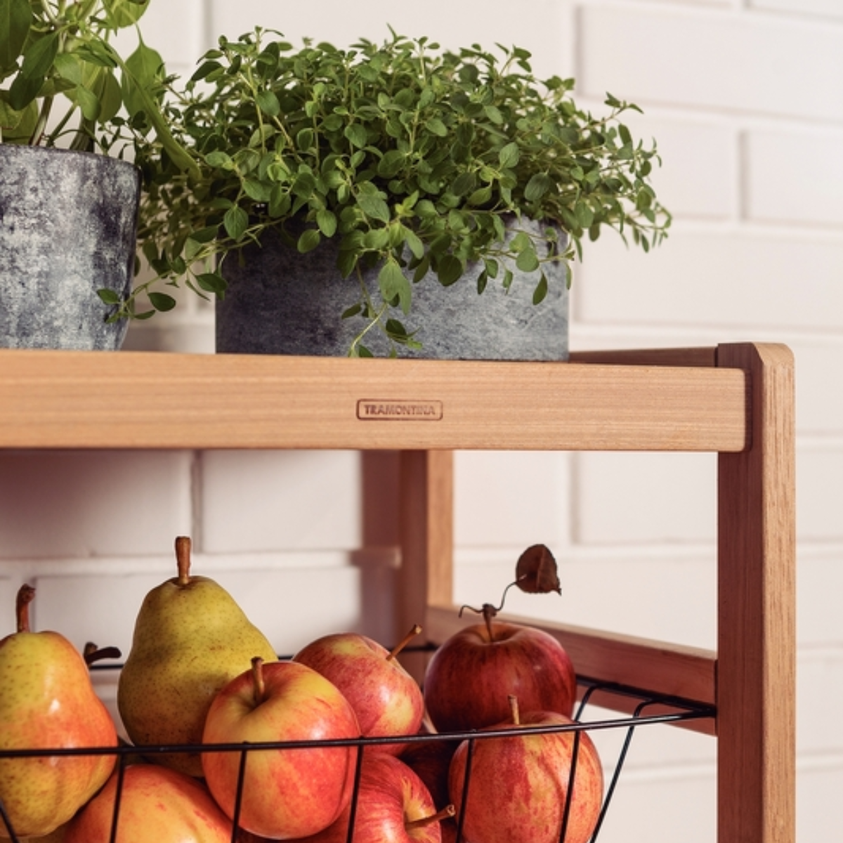 Tramontina Teak Wood Multi Purpose Cart