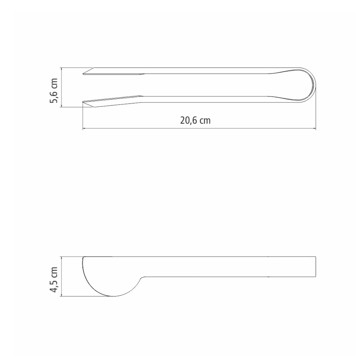 Tramontina Utility Ice Tong, Stainless Steel
