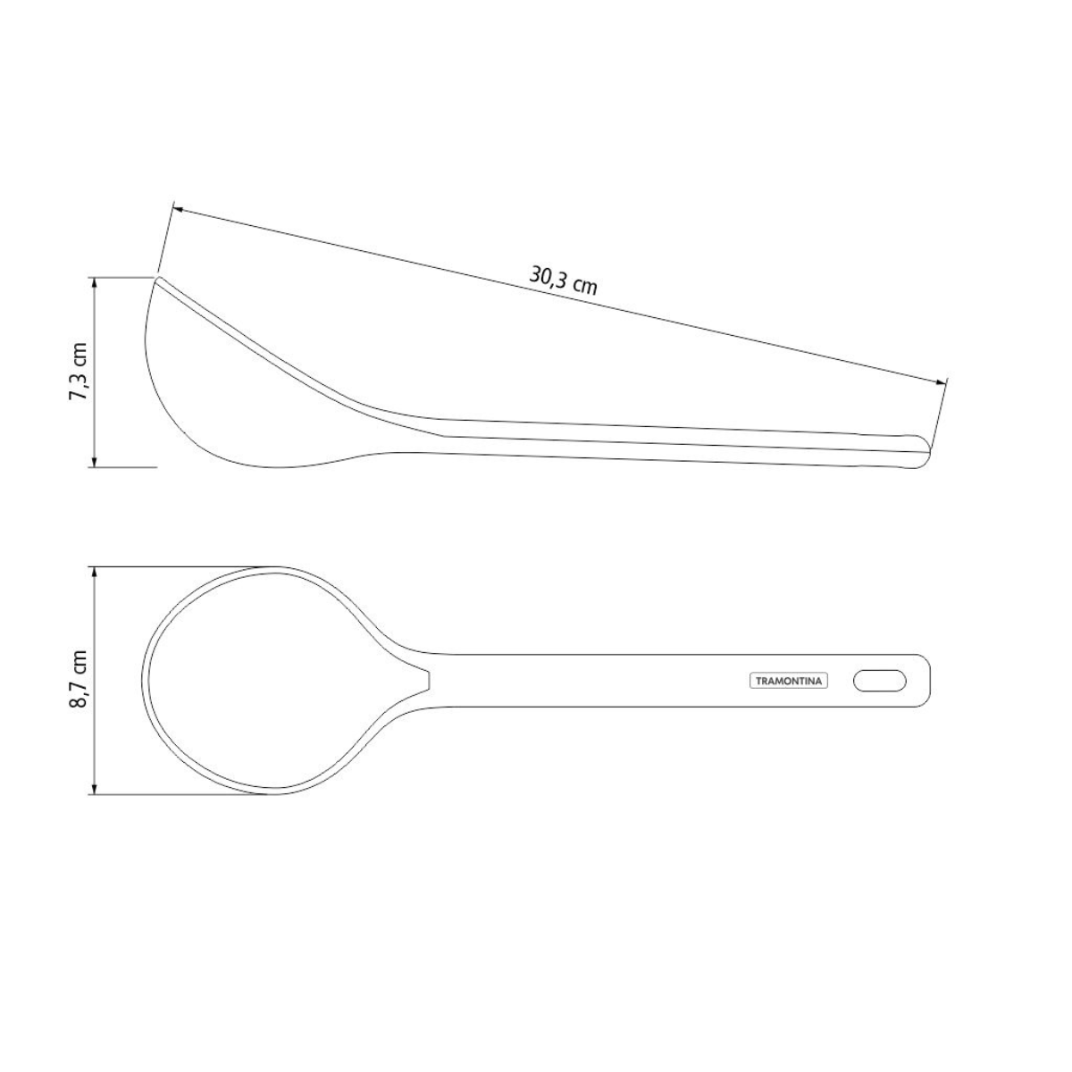 Tramontina Molde Utensils, Silicone