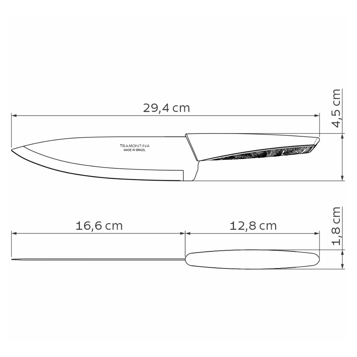Tramontina LYF 7" Chef Knife, Stainless Steel