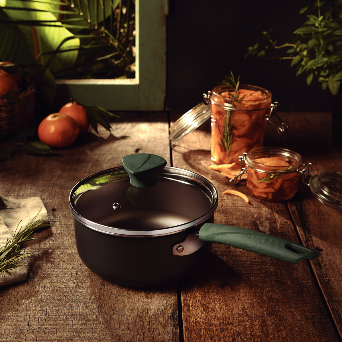 Tramontina LYF 16cm Sauce Pan, Non-stick