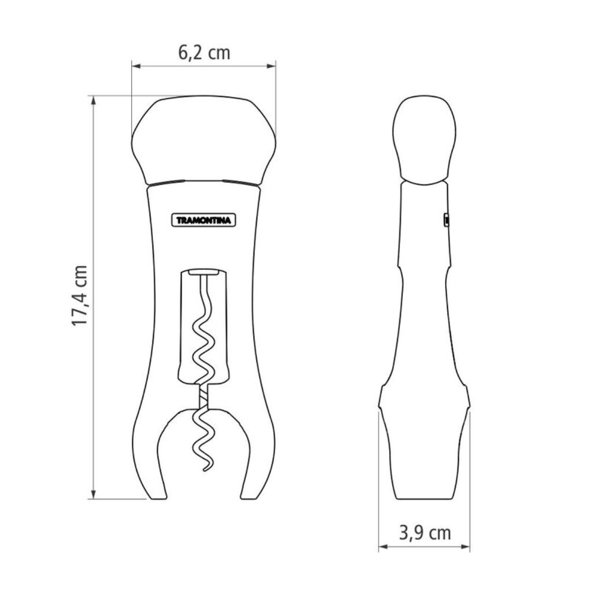 Tramontina Harmoniza Corkscrew Foil Cutter