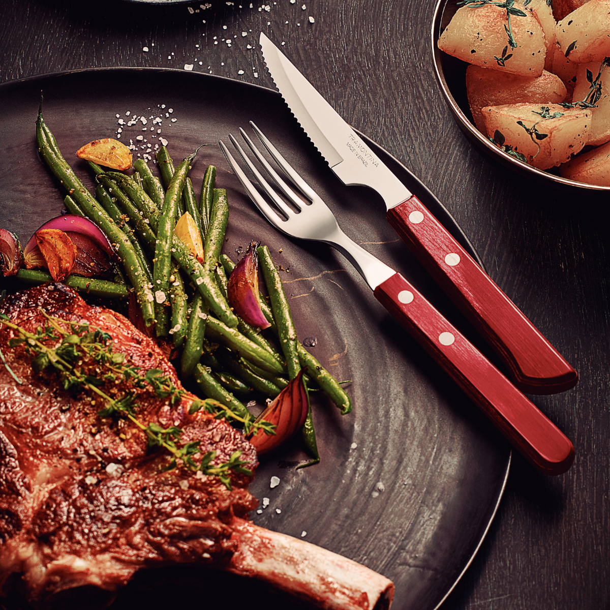 Tramontina Churrasco Table Fork, Stainless Steel