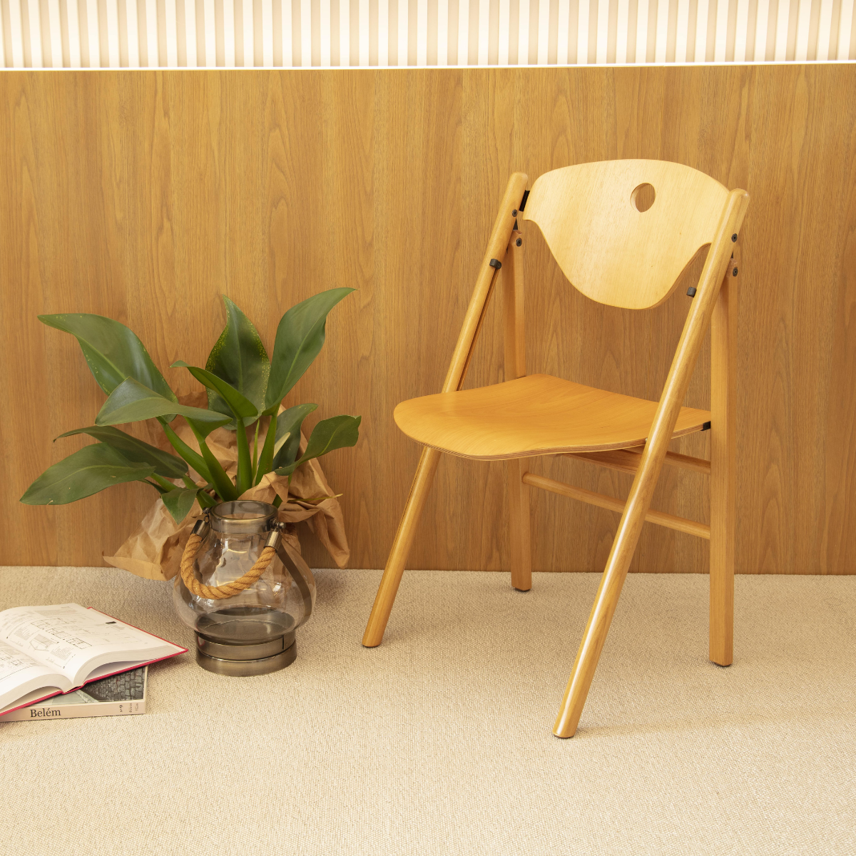 Tramontina Flare Dining Chair, Tauari Wood/PU